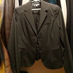 Gap - pinstripe black blazer